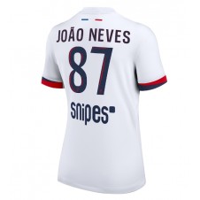 Paris Saint-Germain Joao Neves #87 Bortedrakt Kvinner 2025-26 Kortermet Paris Saint-Germain Joao Neves #87 Bortedrakt Kvinner 2025-26 Kortermet